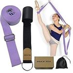 Leg Stretch Band - to Improve Leg Stretching - Easy Install on Door - Perfect Home Equipment for Ballet, Dance and Gymnastic Exercise Flexibility Stretching Strap Foot Stretcher Bands (Light Purple)