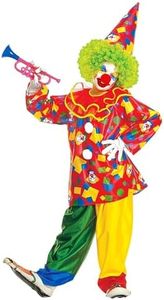 WIDMANN MILANO PARTY FASHION - Costume enfant Funny Clown, cirque, boute-en-train, déguisements de carnaval