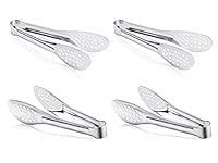 4 Pack Buffet Tongs,Stainless Steel