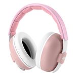 Baby Ear Protection Noise Cancelling Headphones for Babies and Toddlers - Mumba Baby Earmuffs - Ages 3-24+ Months (Peach)