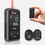 Magpie Pocket Laser Distance Measure M-30+ 98ft/30M. Rechargeable Mini Laser Tape Meter, Compact Laser Distance Meter Digital Tape