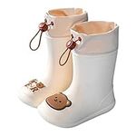 Rain Boots for Kids New Spring Summer Autumn Cute Cartoon Animal Baby Kids Rain Shoes Snow Boots for (A, 12-18 Months)