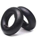 AR-PRO 11x4.00-5|11x4.50-5|11x6.00-5 Heavy Duty Replacement Inner Tube with TR-87 Bent Valve Stem (2-Pack) - for Wheelbarrows, Mowers, Hand Trucks and More