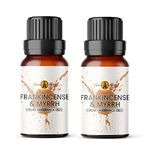 Aroma Energy | Frankincense & Myrrh Fragrance Oil 20ml (2 x 10ml) - Highly Scented Oil for Making Candle, Soap, Wax Melt, Diffuser etc