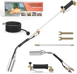 Brightpik Propane Torch Weed Burner with 11.5FT Hose, Weed Torch