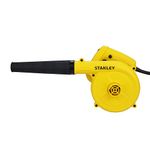 STANLEY STPT600 Blower for Clearing Away Dust Particles From Furniture, Cars, Windows & Other Rigid Surfaces, 600W Variable Speed, 1 Year Warranty (Yellow & Black)