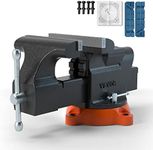 VEVOR Bench Vise, 6-inch Jaw Width 