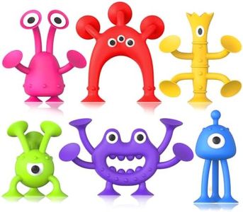 Baby Bath Toys Suction Toy: Sensory Suction Bath Toys for Toddlers, Kids Mini Suction Fidget Toys Suction Cup Toys for Windows Building Toys, No Hole Bath Toys for Boys Girls Travel Toys Gifts