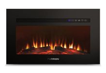 Lippert 689136 Built-in Electric Fireplace with Wood Platform - 30", Black