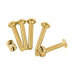 Rely®⇒VP INDUSTRIES (Combo Set-10 Pcs) M8x50 mm Allen JCB Screw with Barrel Nut + Allen Key 1 pc | Flat Head Furniture Fastener for Joining Wood Boards, Kitchen Worktops, Cabinets, Cupboards,Cha