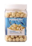 Pureheart Natural Macadamia (650 gm) Premium Australian Macadamia Nuts, Rich in Antioxidants - Whole, Exotic, and Crunchy Dry Fruits, Ideal Snacks, No Additives - Reusable Jar