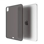 Asgens iPad Pro 11" Black Clear Case, Support Apple Pencil Charging Slim Lightweight Soft TPU Silicone Shock Absorption Protective Cover for iPad Pro 11" 2022