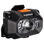 Ergodyne Skullerz 8978 Intrinsically Safe Hard Hat Headlamp Light, Compatible Skullerz Hard Hats and Safety Helmets