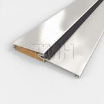 Pemko Outswing Fixed Bumper Sill, Oak with Aluminum Top and Q-Lon Seal, 4.562" W x .75" H x 36" L