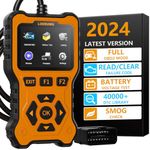 LOERUMG OBD2 Scanner Diagnostic Tool, Enhanced Check Engine Code Reader, Car OBDII/EOBD Scanner with Fault Code Reset & I/M Readiness Auto Engine Light Diagnostic Scan Tool for Vehicles After 1996.