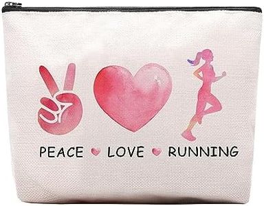 Running Gifts Running Bag for Women Travel Pouch, Running Lovers Gifts for Coach Women, Christmas Birthday Gifts for Running Gym Sport Runner Marathon Lover