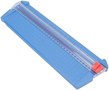 Small Paper Cutter Photo A3 Paper Knife Cutting Lightweight Number of Pages 10 for Pieces A3 Paper Picture Paper for Precision Trimmers (13830 Azure Blue)