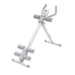 Insgym Adjustable Ab Trainer Abdominal - Whole Body Workout Machine Waist Cruncher Core Toner Buttocks Shaper with LCD Monitor (Gray)