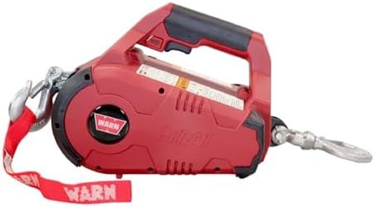WARN 885001 Corded PullzAll 120V AC Portable Pulling Tool, Red