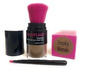 Root Touch Up Hair Powder - Temporary Hair Color, Gray Coverage, Root Concealer, Thinning Hair Powder, Dry Shampoo- Kabuki Applicator -Choose from 25 Colors (Smoky Blonde)