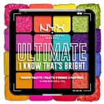 Nyx Professional Makeup Ultimate Shadow Palette, Bright's, 13.3g