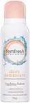 Femfresh Daily Deodorant - Odour Protection - With Calendula & Silk Extracts - Long Lasting Freshness - Dermatologically & Gynaecologically Tested - Gentle Formula - Feminine Deodorant - 75g