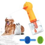 Electric Dog Soap Dispenser, Automatic Dog Cleaning Foam Machine, Dog Shampoo Sprayer with Brush for Dog and Cat Bathing, Shampoo Foamer for Pet Bathing, Bathroom, Kitchen Sink, Toilet Cleaning