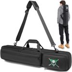 XINTREY Pool Cue Case 4x4, Billiard Stick Carrying Bag with Backpack Straps Holds 4 Butts & 4 Shafts, Soft Padded Pool Stick Organizer for Easy Carry Travel