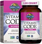 Garden of Life Multivitamin for Women, Vitamin Code Women's Multi - 120 Capsules, Whole Food Womens Multi, Vitamins, Iron, Folate not Folic Acid & Probiotics for Womens Energy, Vegetarian Supplements