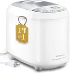KITCHENARM 19-in-1 HANDY Bread Machine with Homemade Cycle and Gluten Free Setting - Beginner Friendly 2LB 1.5LB 1LB White Bread Maker Machine with Recipes and Delay Timer