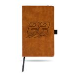 Rico Industries NASCAR Joey Logano Brown Jounral/Notepad 8.25" x 5.25"- Office Accessory