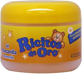 Manzanilla Ricitos de Hair Gel| Alcohol-Free Hair Care Gel for Daily Use, Gentle Gel with Chamomile Extract; 4.0 Ounces