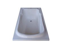 MADONNA Voyage Acrylic Rectangular 5.5 feet Bath Tub for adults - White