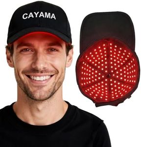 CAYAMA Red Light Hair Growth Cap, Rechargeable Controller for Cordless Sessions, 528 Light Emitters, Full Scalp Coverage for Men & Women