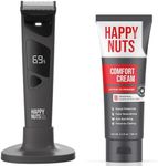 HAPPY NUTS The Ballber Pro Groomer & Aluminum-Free Comfort Cream (OG) Bundle - Complete Ball Grooming & All-Day Odor Protection for Men