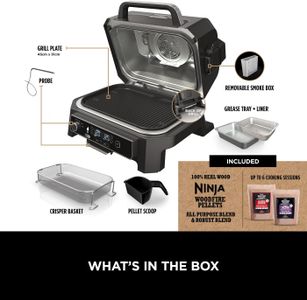 Ninja Woodfire Pro XL Grill & Smoker – Outdoor Electric BBQ