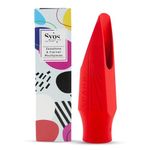 Syos Tenor Saxophone Mouthpiece Spark Model, 7 Tip Opening, Carmine Red - Bright Sound, Powerful Projection, High Step Baffle, Easy-To-Play, Perfect for Funk & Rock, Made in France