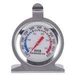 Kitchen Oven Thermometer,INRIGOROUS Stainless Steel Dial Oven Thermometer Portable Food Cooking Baking Temperature 50-300℃ Measurement Range for Home Kitchen (1 Pack Oven Thermometer)