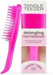 Tangle Teezer Ultimate Detangler Hairbrush, Eliminates Knots & Reduces Breakage, Mini Hair Brush for Travel, Small Hands & All Hair Types, Runway pink