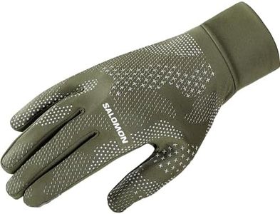 Salomon Cross Warm Gants unisexes, Commodité, Chaleur et respirabilité, Conception ingénieuse sur tous les plans, Vert, L