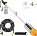 Weed Torch Propane Burner with High Output 1,200,000 BTU, Propane Torch Weed Burner with Igniter, Removable 36'' Long Arm, Weed Torch for Outdoor Weeding