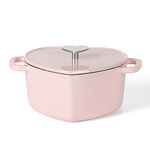 Martha Stewart Heart Shaped 2-Quart Dutch Oven - Pink