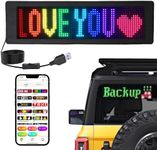LED Sign for Car, 15.5''x4.3'' Flex