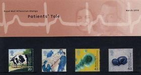 1999 Patients' Tale (Millennium Series) Presentation Pack PP260 (printed no. 296) - Royal Mail Stamps