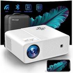 FHD Projector with WiFi and Bluetooth,Native 1080P Projector 4K Support,1000 ANSI Lumen Outdoor Movie Projector,500" & 50% Zoom,6D Keystone,Home Theater Projector Compatible w/TV Stick,iOS,Android