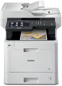 Brother MFC‐L8905CDW Business Color Laser All‐in‐One Printer, 7” Touchscreen Display, Duplex Print/Scan, Wireless, White