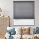 Chicology Privacy Single Cell Window Blind, Polyester Metal Plastic, Morning Pebble (Light Filtering), 30" W x 48" H