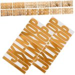 Lurrose 24pcs Hot Stamping Letter S