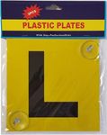 L/P Plates Plastic L Plate, Yellow