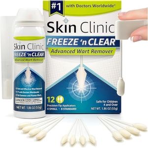 Skin Clinic FREEZE 'n CLEAR™ Advanced Wart Remover, Tough on Warts, Gentle on Skin, (12 Precision Applicators)